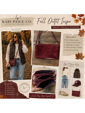 Women's SafeKeeper Crossbody Bag Burgundy